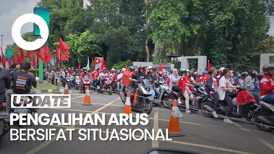 Ada Konser Akbar Ganjar-Mahfud, Pengalihan Arus di GBK Masih Situasional