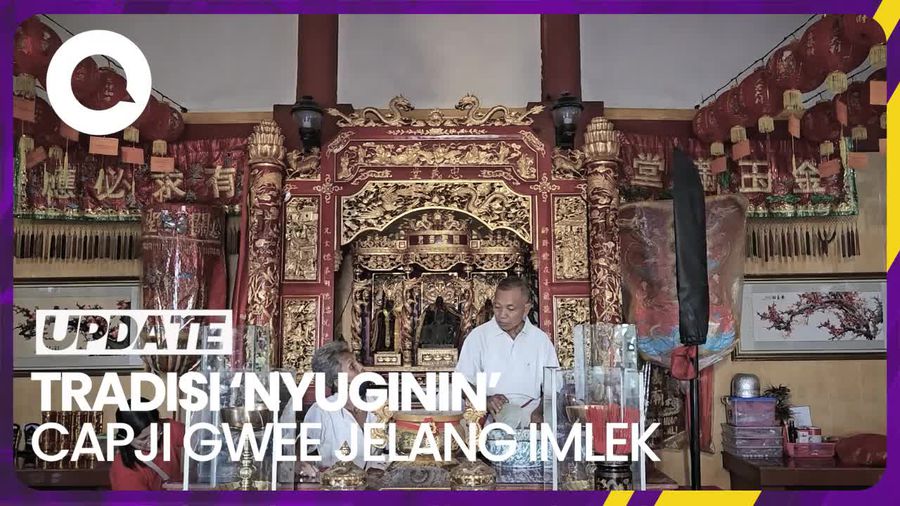 Mengenal Tradisi Nyuginin Capji Gwee Jelang Imlek di Klenteng Zong Yi Miao