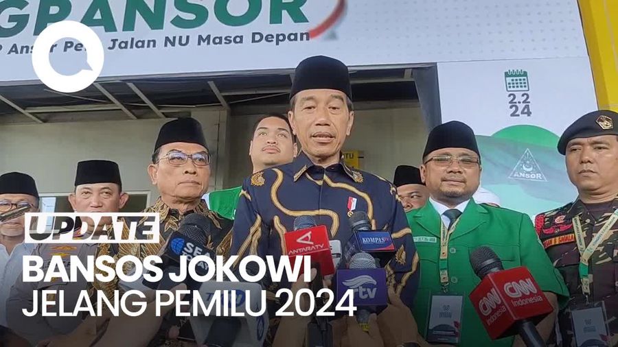 Kala Jokowi Buka Suara soal Heboh Bansos Disebar Jelang Pemilu