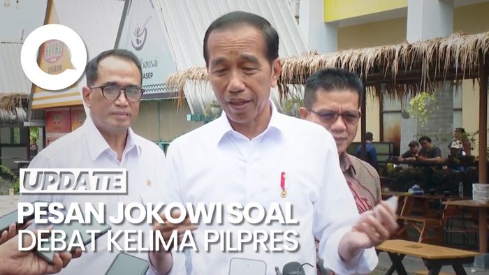 Jokowi soal Debat Kelima Pilpres: Sampaikan Substansial, Tidak Personal
