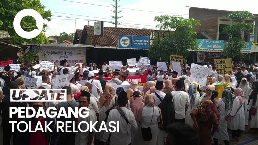 Pedagang di Kawasan Candi Borobudur Tolak Relokasi
