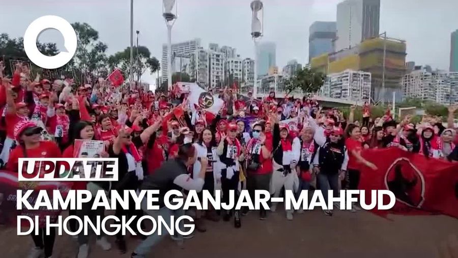 Meriahnya Kampanye Ganjar-Mahfud di Hongkong, Ada Cak Lontong-Mazdjo Pray