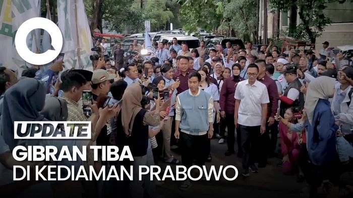 Gibran, Erick Thohir-AHY Merapat ke Rumah Prabowo Jelang Debat Pilpres