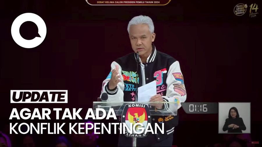 Ganjar Banggakan Mahfud yang Mundur Dari Menko Polhukam