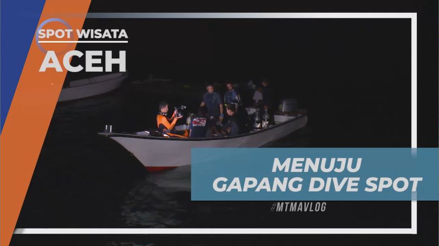 Membelah Malam, Naik Perahu Menuju Spot Diving Gapang, Aceh