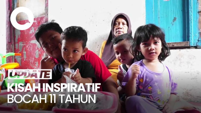 Kisah Bocah di Palembang Berjualan Kripik Demi Hidupi 3 Adiknya