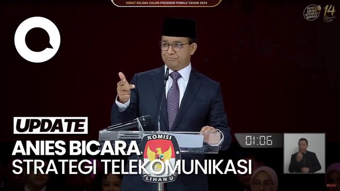 Strategi Anies Agar RI Tak Tertinggal Kemajuan Telekomunikasi-Teknologi Informasi
