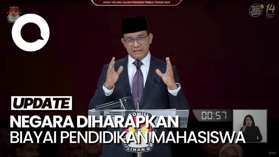 Anies Ingin Negara Ambil Alih Biaya Pendidikan Tinggi Mahasiswa