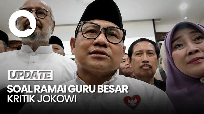 Cak Imin Bela Guru Besar yang Kritik Jokowi: Itu Bukan Gerakan Politik