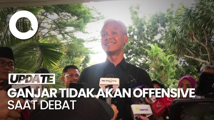 Ganjar Ungkap Tidak Akan Offensive saat Debat