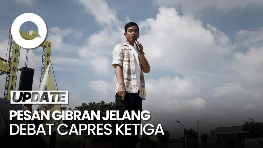 Gibran Ajak Pendukung Doakan Prabowo Jelang Debat Capres