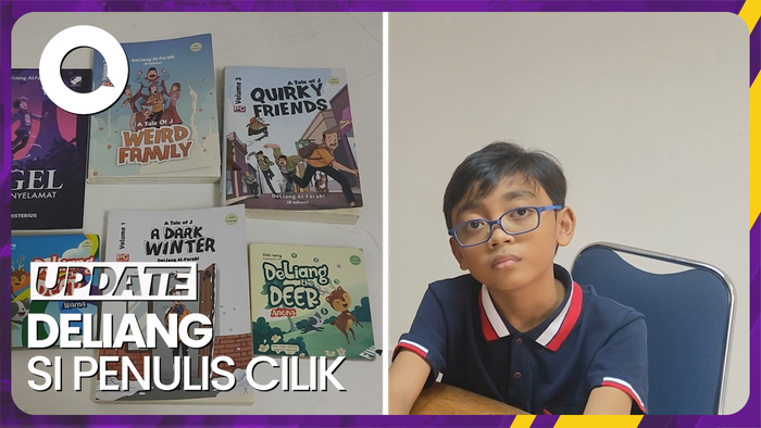 DeLiang, Sosok Bocah 11 Tahun yang Sukses Jadi Penulis Buku