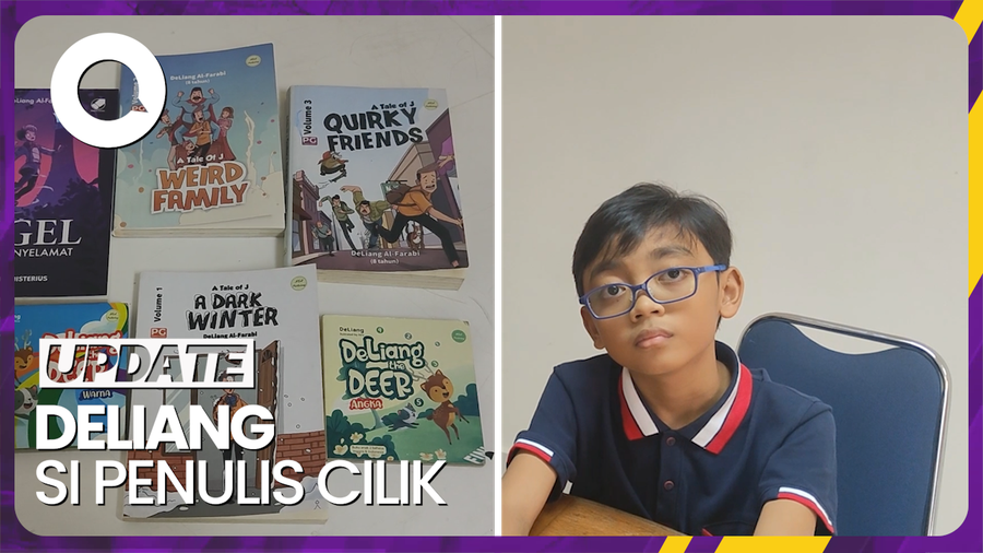 DeLiang, Sosok Bocah 11 Tahun yang Sukses Jadi Penulis Buku
