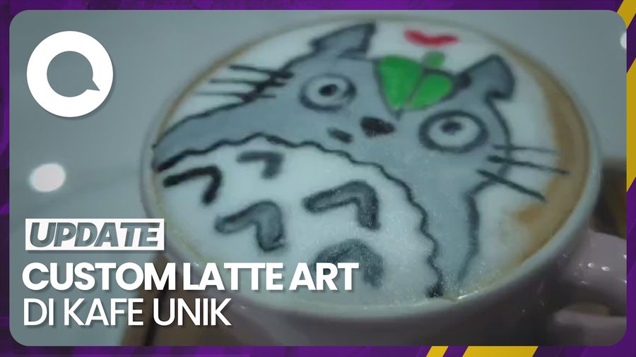 Gemasnya Latte Art Bernuansa Ghibli di Odelice Cafe