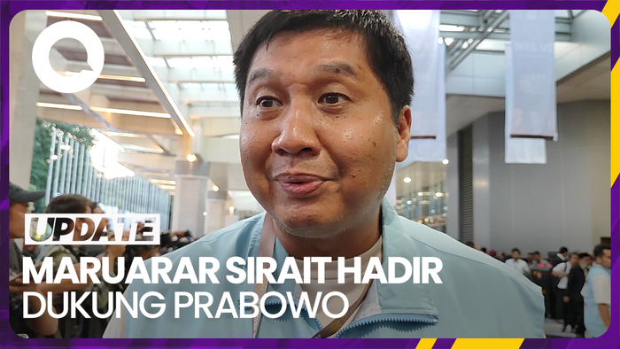 Momen Maruarar Sirait Hadir Dukung Prabowo di Debat Terakhir Pilpres 2024