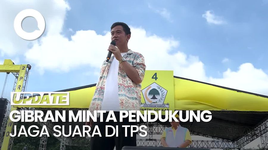 Pesan Gibran ke Pendukung di Bekasi: Jangan Fitnah-Jaga Suara di TPS