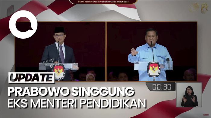 Siap Bapak dari Anies Saat Prabowo Singgung Eks Menteri Pendidikan