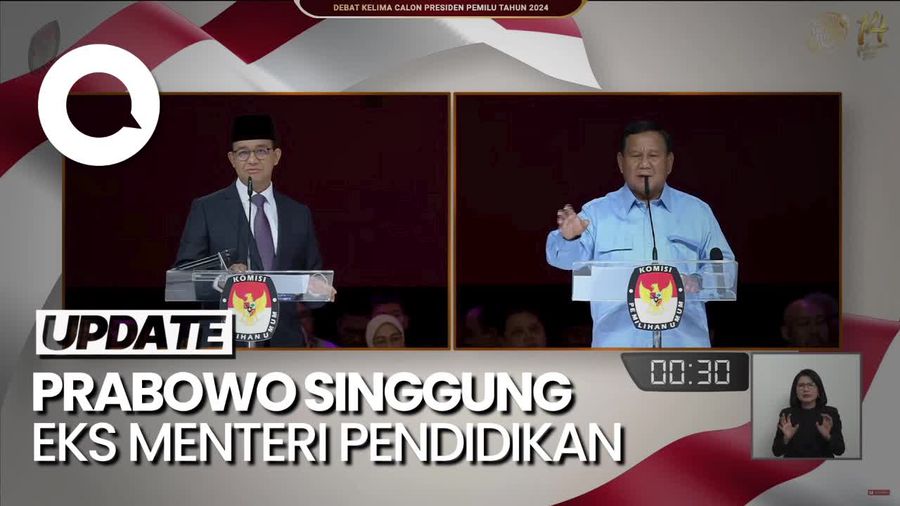 Siap Bapak dari Anies Saat Prabowo Singgung Eks Menteri Pendidikan