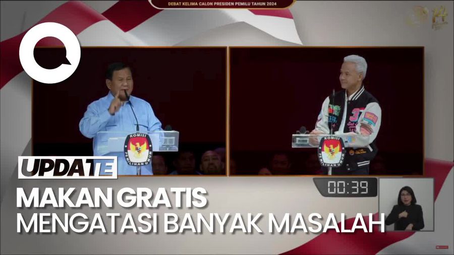 Jawaban Prabowo soal Internet Gratis Otaknya Agak Lamban