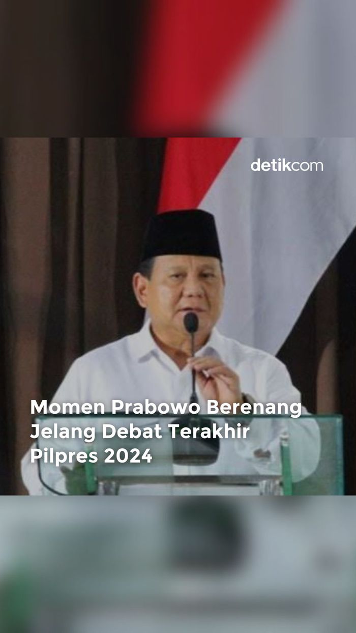 Adem! Prabowo Berenang Sebelum Debat Pamungkas