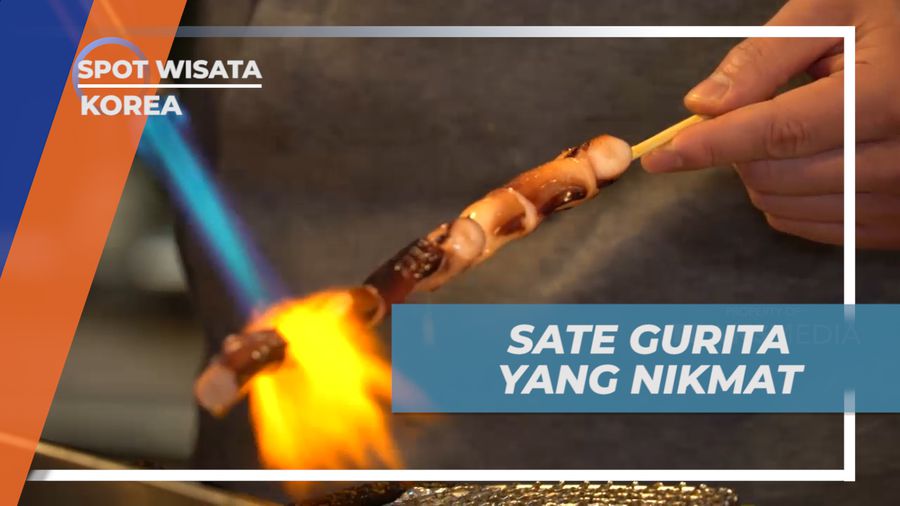 Sensasi Menikmati Cita Rasa Sate Gurita ala Street Food Daegu, Korea Selatan