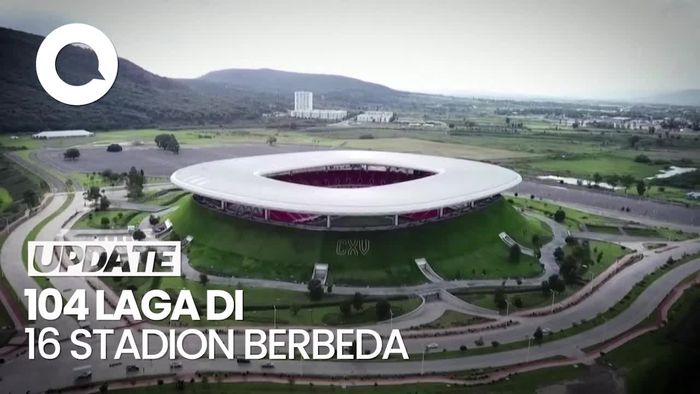 Piala Dunia 2026 Dibuka di Mexico City, Ditutup di New Jersey