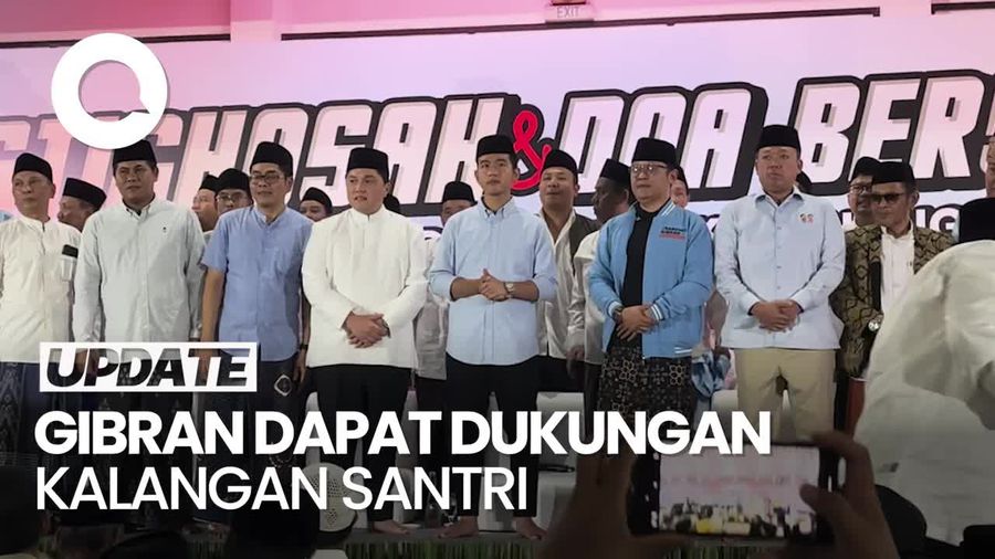 Gibran-Erick Thohir Hadiri Deklarasi Ikatan Mutakhorrijin Al-Falah Ploso