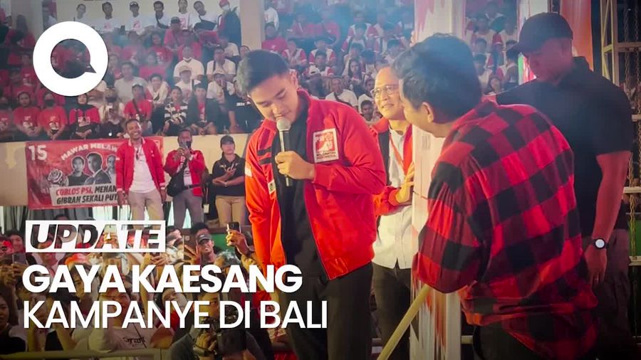 Kampanye di Bali, Kaesang: Saya Bukan Mas Gibran Ya