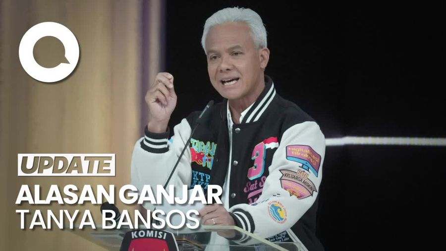 Ganjar Ungkap Alasan Tanya soal Bansos ke Anies di Debat Kelima
