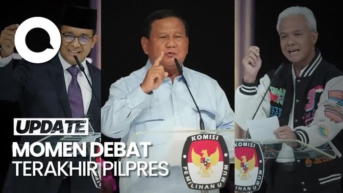 Melihat Lagi Sejumlah Momen Menarik saat Debat Terakhir Pilpres