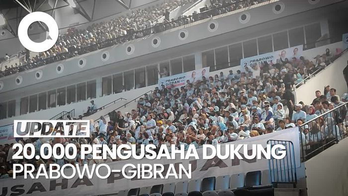 20 Ribu Pengusaha Kumpul di GBK Unjuk Dukungan untuk Prabowo-Gibran