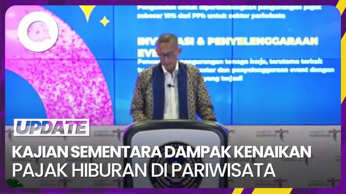 Menparekraf Jabarkan Hasil Kajian Sementara Dampak Kenaikan Pajak Hiburan