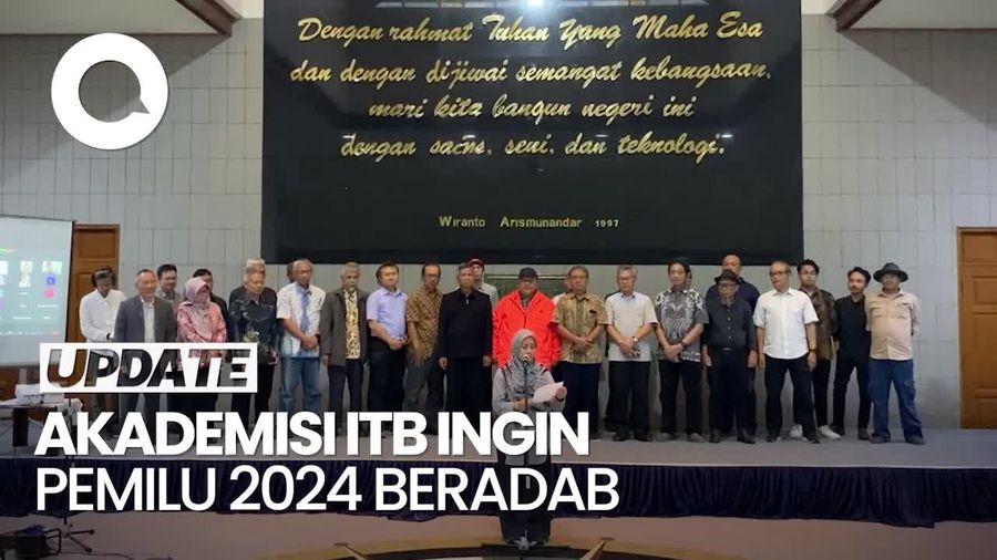 Guru Besar-Dosen ITB Dorong Pemilu 2024 Beradab