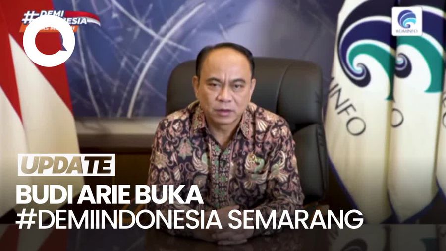 Menkominfo Buka #DemiIndonesia di Semarang, Gaungkan Pemilu Damai