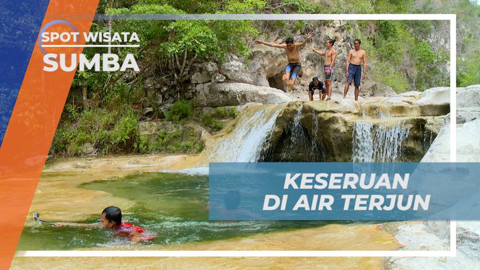 Air Terjun Tanggedu, Seru-seruan Menikmati Segarnya Air di Kolam Alami, Sumba