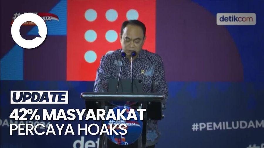 Menkominfo Ungkap 42% Masyarakat Indonesia Percaya Isu Hoaks