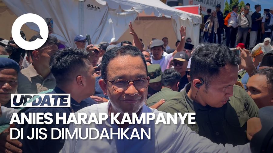Anies Harap Kampanye Akbarnya di JIS Tak Dipersulit