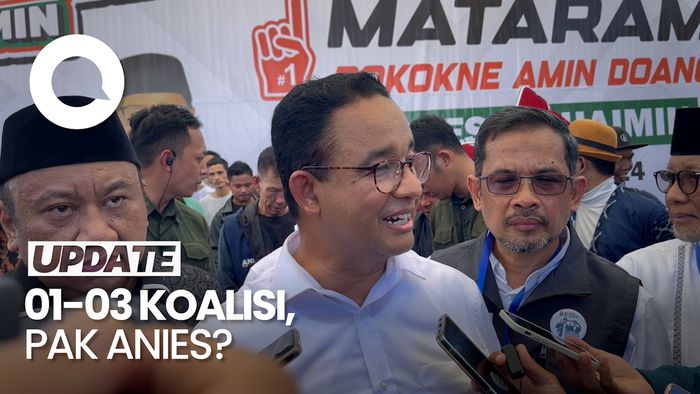 Anies soal Koalisi 01-03 Jika Pilpres Dua Putaran: Jangan Mendahului