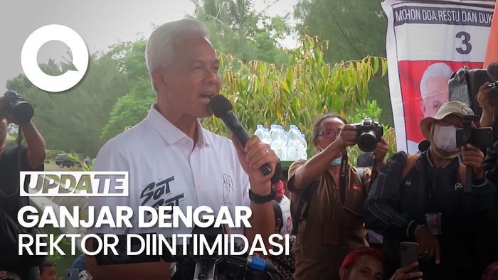 Ganjar Dengar Ada Intimidasi Rektor: Pemerintah Tak Perlu Ketakutan