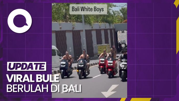 Viral Geng Motor Bule Tanpa Helm dan Telanjang Dada di Bali, Ini Kata Polisi