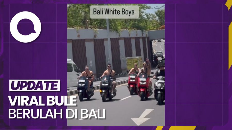 Viral Geng Motor Bule Tanpa Helm dan Telanjang Dada di Bali, Ini Kata Polisi