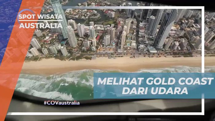 Terbang Dengan Helikopter Menyusuri Kora Gold Coast Australia 