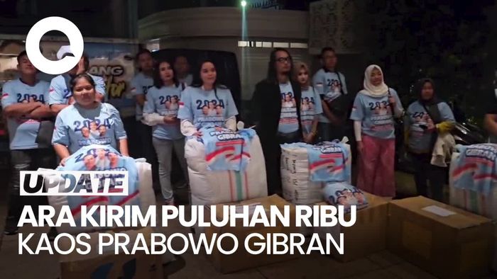 Maruarar Sirait Sebar Puluhan Ribu Kaos Prabowo-Gibran ke 7 Provinsi