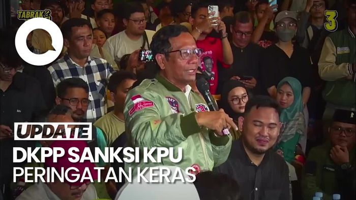 Mahfud soal DKPP Sanksi Ketua KPU: Kalau Terjadi Lagi Harus Diberhentikan 