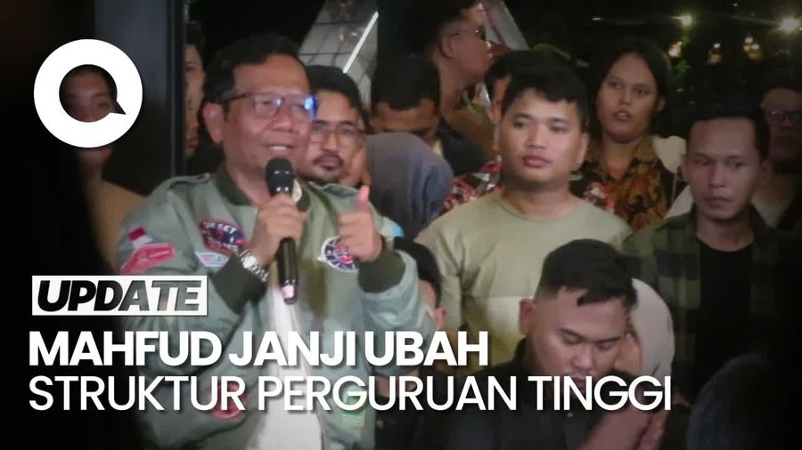 Janji Mahfud Ubah Struktur Perguruan Tinggi: Banyak Dicampuri Pemerintah