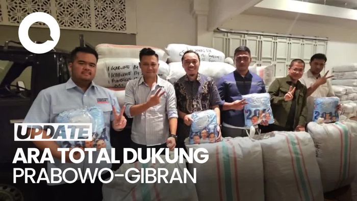Maruarar Sirait Berturut-turut Sebar Ratusan Ribu Kaos Prabowo-Gibran