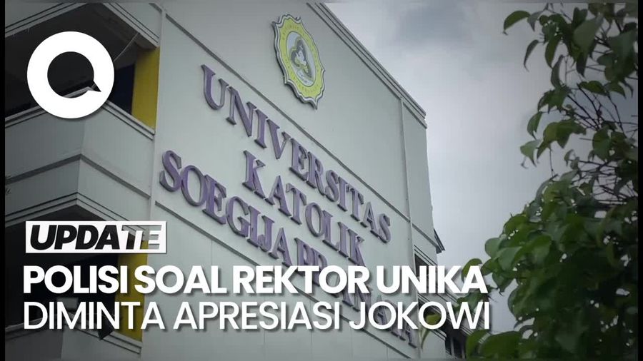 Penjelasan Polisi soal Rektor Unika Ngaku Diminta Buat Video Apresiasi Jokowi