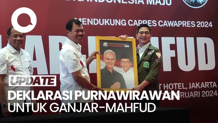 Purnawirawan TNI AU Deklarasikan Dukungan untuk Ganjar-Mahfud