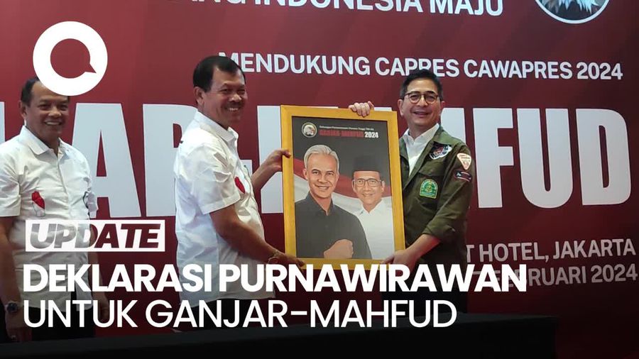 Purnawirawan TNI AU Deklarasikan Dukungan untuk Ganjar-Mahfud