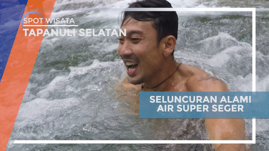 Aek Sijorni, Menikmati Keseruan Meluncur di Perosotan Alami, Tapanuli Selatan